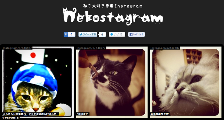 Nekostagram - ねこ大好き専用Instagram